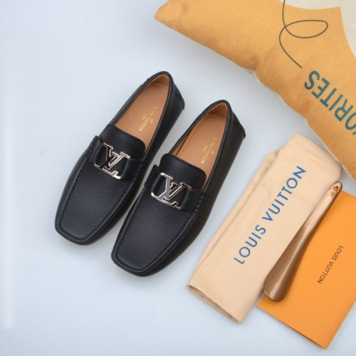 Louis Vuitton MONTE CARLO grain leather flat