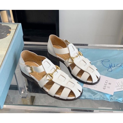 Gucci sandals in white