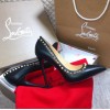 Louboutin stud black heel
