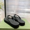 Gucci black GG slippers