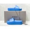 Balenciaga Chunky blue slide sandal