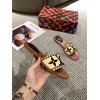 LV slippers Raffia Black