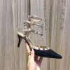 valentino black leather heels 7cm