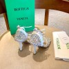 Bottega Veneta Embellished Ankle Strap White Heel