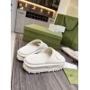 Gucci white flatforms