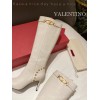 Valentino high white boot