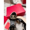 Valentino Garavani VLogo black sandals 9cm