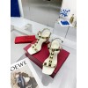 Valentino Garavani Roman Stud White Heeled Sandals 9cm