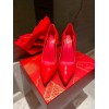 Louboutin Red Patent 100mm Heels