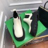 Bottega Veneta Short Boots in Black/ White