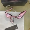 Versace pink patent leather heels