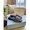 Prada heeled puffer slippers