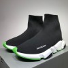 Balenciaga black/green trainer sneaker