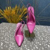 Louis Vuitton slingback pink heels