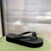 Gucci black GG slippers