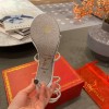 RENE Cleo embellished white leather sandals 10,5cm