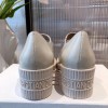 Dior D-Doll White Shiny Calfskin Pump