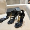 YSL logo heels