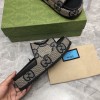 Gucci jumbo GG black platform slide sandal