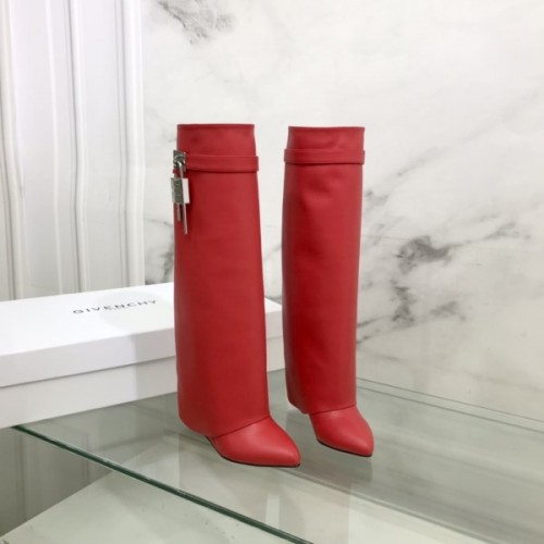 Givenchy Shark high red boots