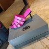 Balenciaga pink heeled sandals