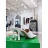 Bottega Veneta Heeled Sandals in White