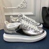 ALEXANDER MQUEEN platform Trainers in silver