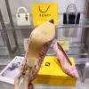 Fendi pink FF heels