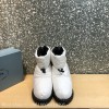 Prada padded nylon white boot