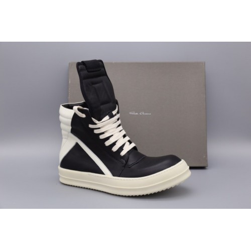 Rick Owens black high sneakers