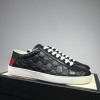 Gucci Black Ace Logo Embossed Women/ Men Sneakers