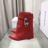 Givenchy Shark red short boots