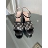 Gucci Interlocking G Studs Black Heels