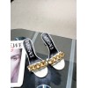 Versace white heeled sandals