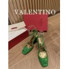 Valentino all green heels