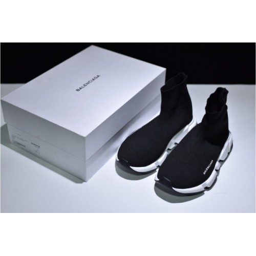 Balenciaga Speed Trainer Triple Black And White shoes