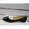Manolo Blahnik Black Flat Loafers