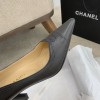 Chanel black heels