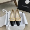 Chanel beige flats