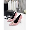 Versace Medusa pink pumps