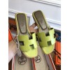 Hermes slippers Green