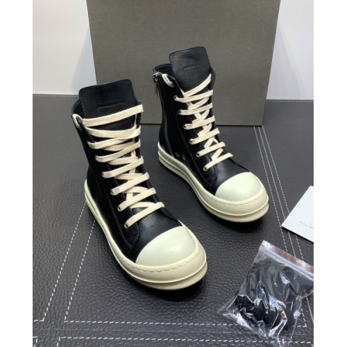 Rick Owens DRKSHDW Canvas High Top Leather