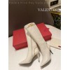 Valentino high white boot