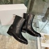 Dior Retro Pattern Cut Leather Boots 02