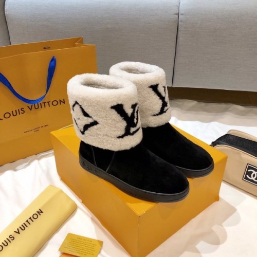 Louis Vuitton black boots