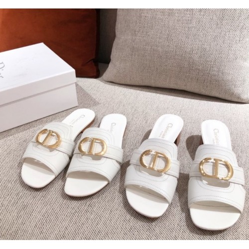 Dior 30 Montaigne slides/ heeled sandals