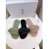 Dior slide quilted cannage calfskin slippers