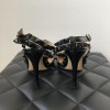 Valentino Black Patent Rockstud high heels