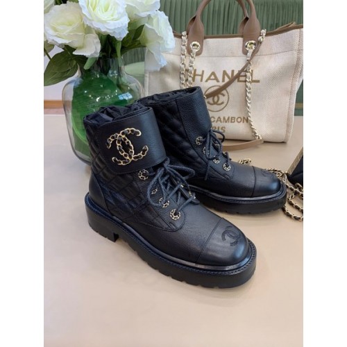 Chanel CC boots