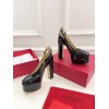 Valentino black patent high heel